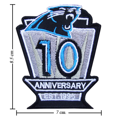 carolina panthers embroidered patch